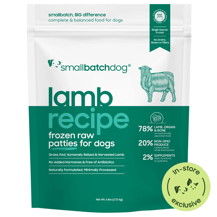 Small Batch Dog Frozen Lamb Sliders- SFW