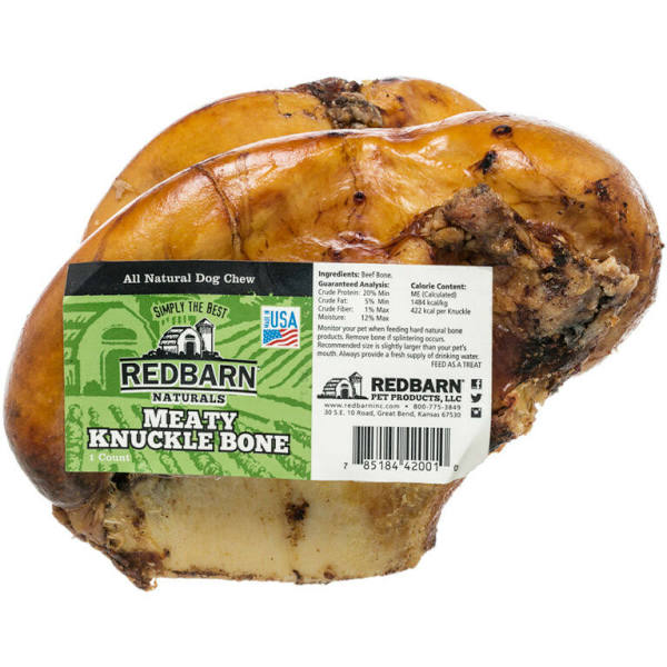 Redbarn Natural Meaty Beef Knuckle Dog Bone Treat Chew Dental Marrow