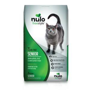 Nulo Freestyle GF Senior Alaska Pollock, Duck & Sweet Potato Cat 12lbs