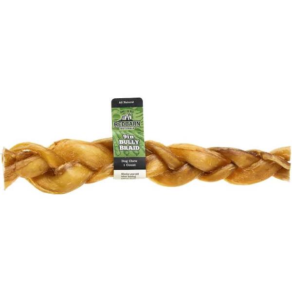 Redbarn Naturals Braided Bully Stick 12"
