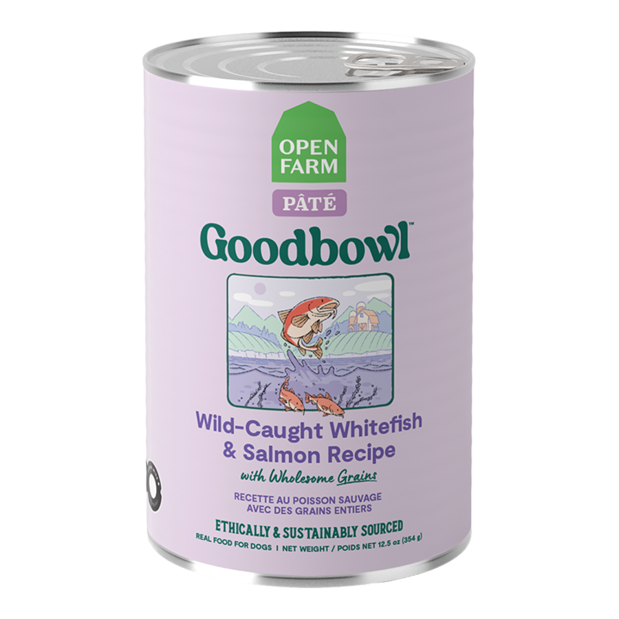 Open Farm Dog Goodbowl GF Wild Caught Whitefish & Salmon 12.5oz