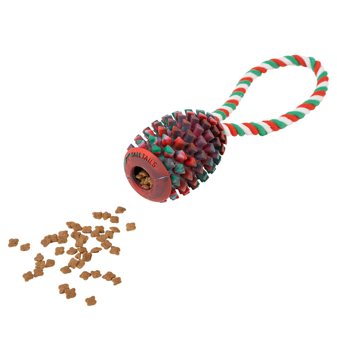 Tall Tails Natural Rubber Pinecone Treat-&-Tug