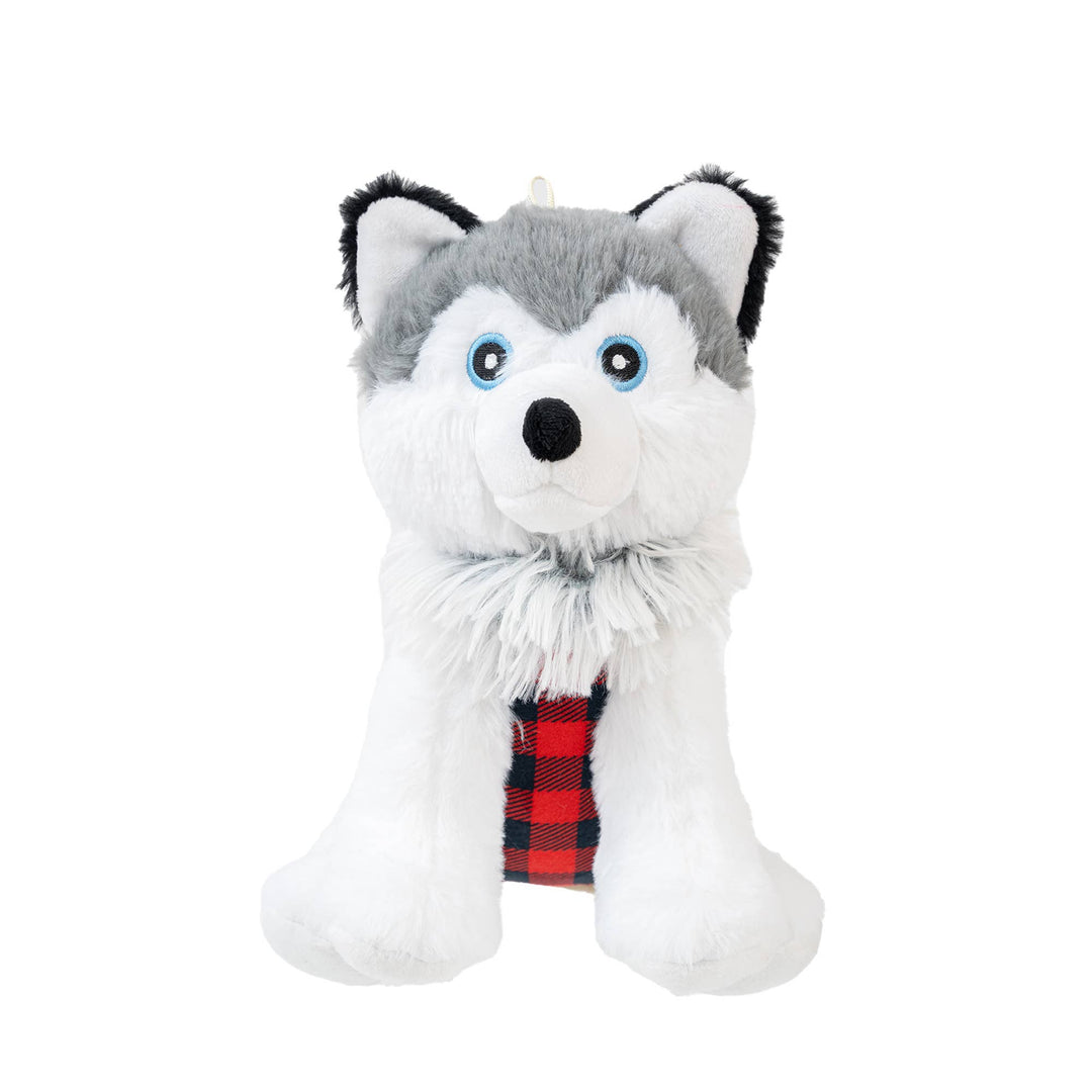 Tall Tails Husky w/ Plaid Jacket