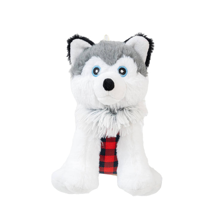 Tall Tails Husky w/ Plaid Jacket
