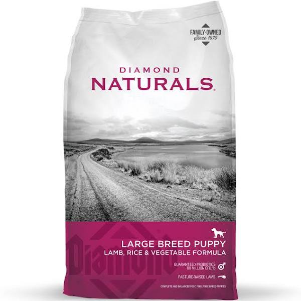 Diamond Naturals Dry Food for Puppy Large Breed Lamb and Rice Formula - 40 lbs bag