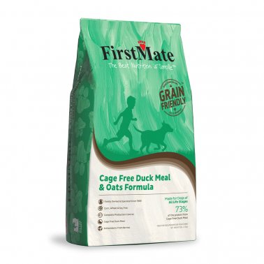 FirstMate Grain Friendly Duck and Oats Formula Dry Dog Food 5lb