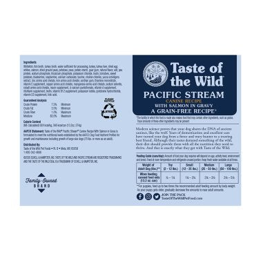 Taste of the Wild Pacific Stream Salmon In Gravy Dog 13.2 Oz