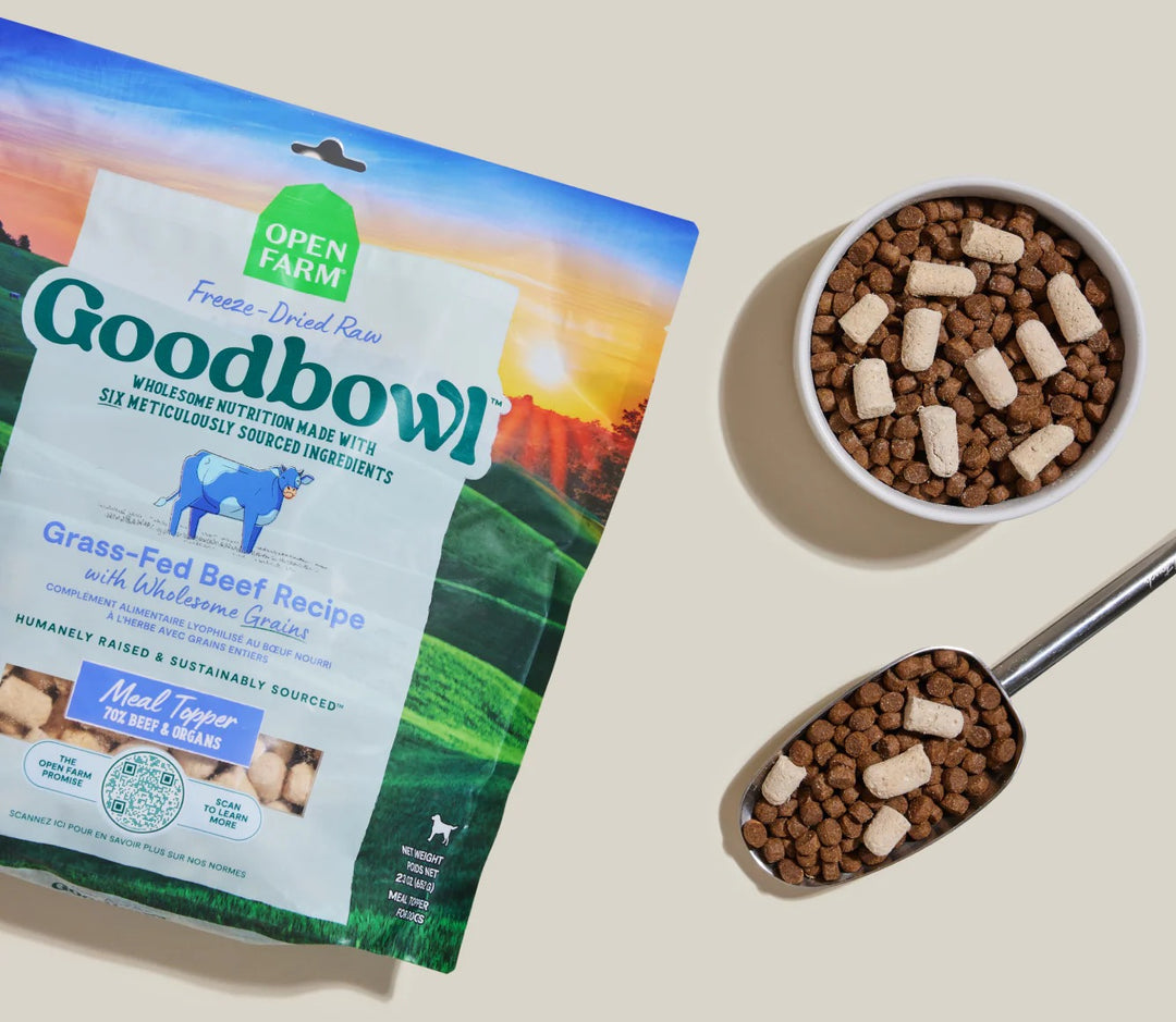 Open Farm Freeze-Dired Goodbowl Grass-Fed Beef 8oz - SFW