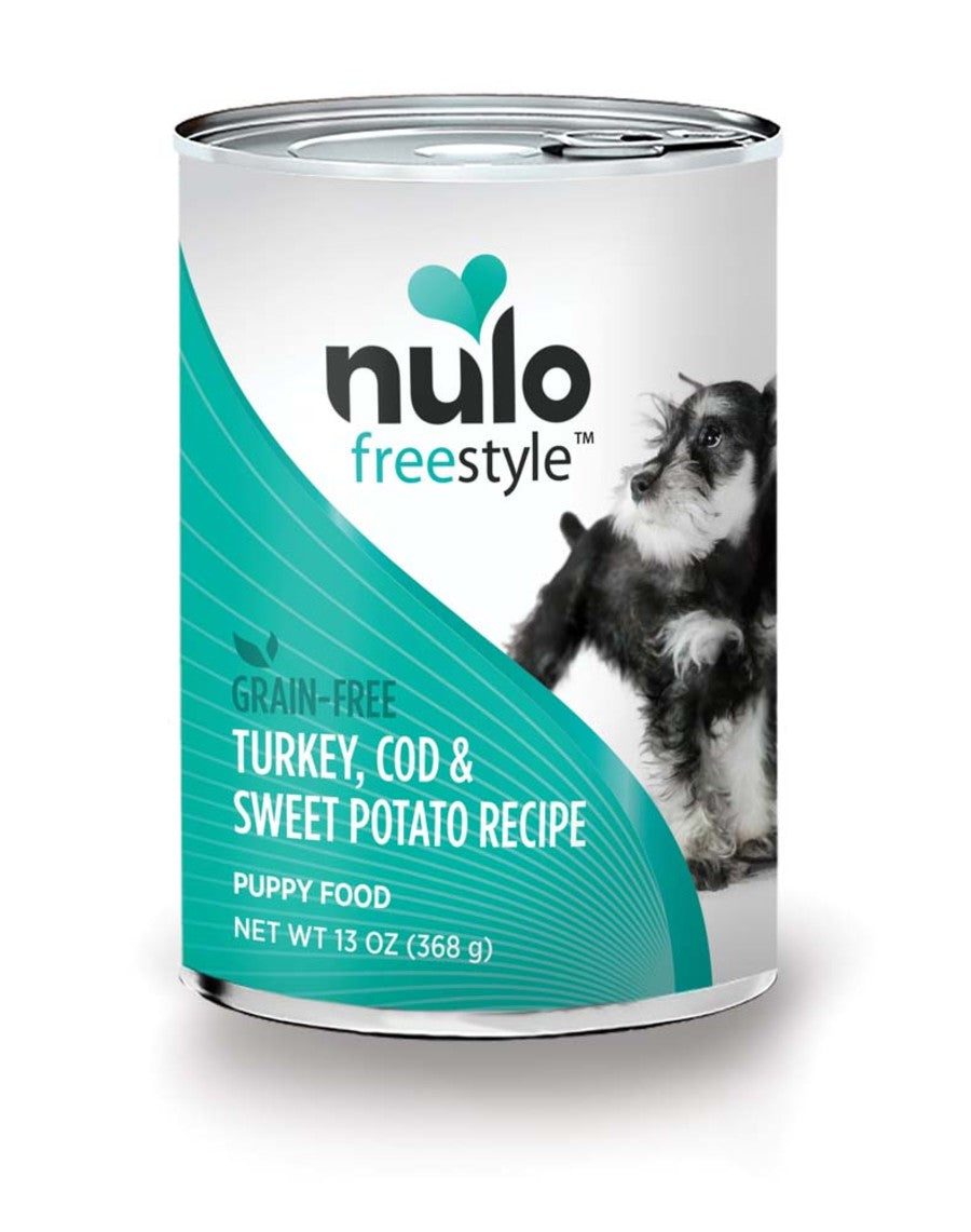 Nulo GF Turkey Cod Sweet Potato Canned Puppy Food 13oz