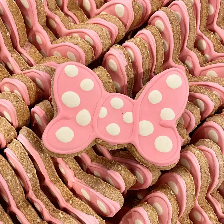 Lucky Biscuit Pet Bakery Bow with Polka Dots