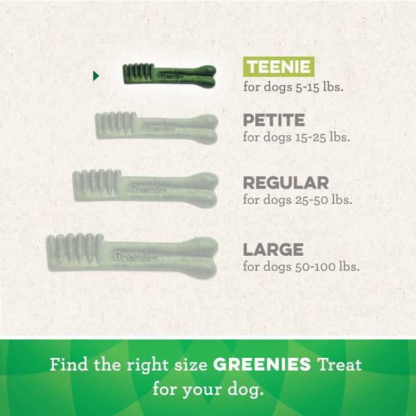 Greenies Fresh Teenie Dog Dental Treats - 12 oz