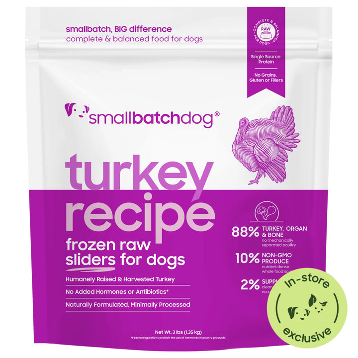 Small Batch Cat Frozen Turkey Sliders 9lbs - SFW