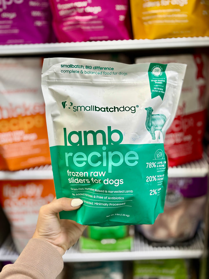 Small Batch Dog Frozen Lamb Sliders- SFW