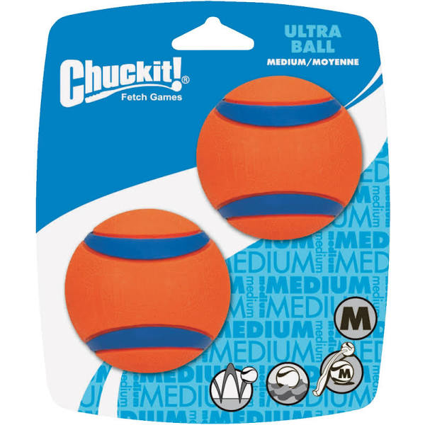 Chuckit! Ultra Ball for Dogs 2 Pack - Medium