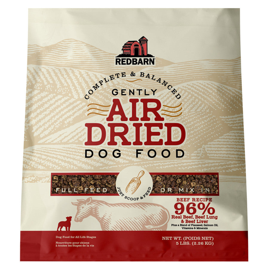 Redbarn Pet Products Air-Dried Dog Food Beef  - 5 lb