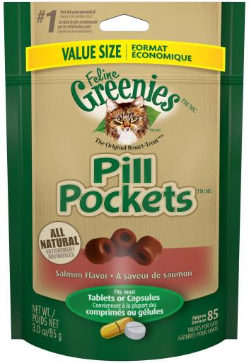 Greenies Pill Pockets Cat Salmon 1.6 oz