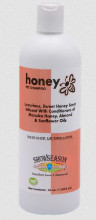 Showseason Honey  Pet Shampoo 16 oz