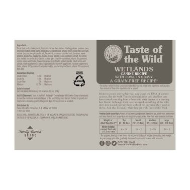 Taste Of The Wild Wetlands Fowl In Gravy Dog 13.2oz