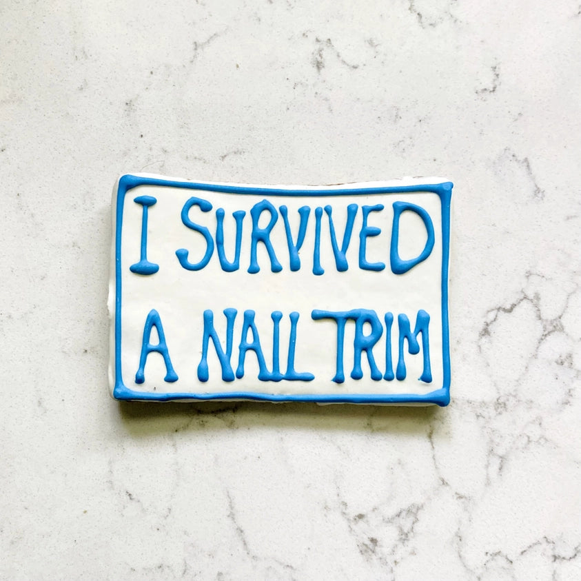 Lucky Biscuit Pet Bakery - I Survived A Nail Trim