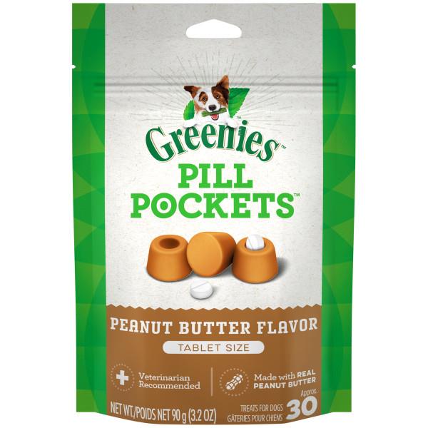 Greenies Canine Pill Pockets Peanut Butter Capsule 7.9 oz