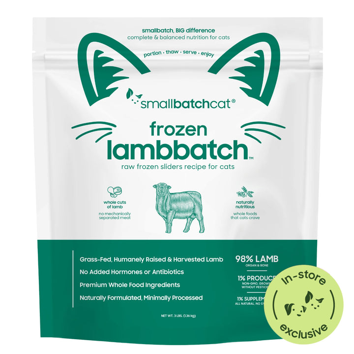 Small Batch Cat Frozen Lamb Sliders 3lbs - SFW