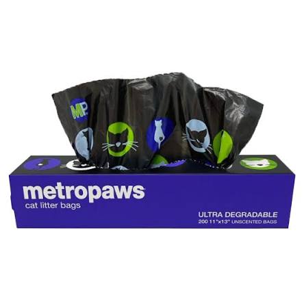 METRO PAWS POOPY PACKS FOR CATS PURPLE