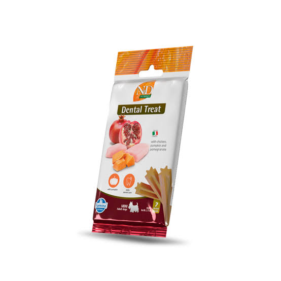Farmina N&D Chicken, Pumpkin & Pomegranate Dental Treats 60g